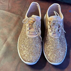 Forever 21 Shimmering Gold Sneakers